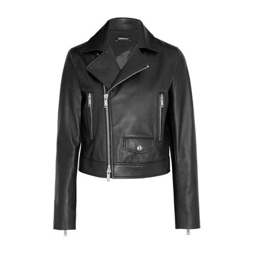 EUC!! DKNY Genuine Leather Moto Jacket